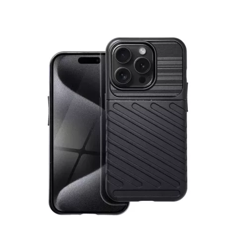 Forcell Thunder Apple iPhone 15 Pro Tok - Fekete