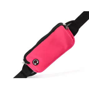   Univerzális övtáska sportoláshoz, túrázáshoz - rózsaszín - ECO csomagolás