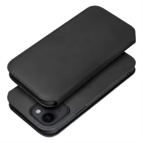 Dual Pocket Apple iPhone 15 Pro Flip Tok - Fekete