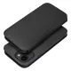 Dual Pocket Apple iPhone 15 Pro Flip Tok - Fekete