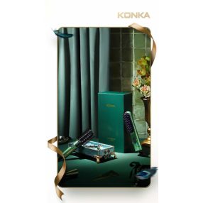   KONKA KG-T06 2 az 1-ben hajsütővas és kefe hajegyenesítéshez