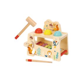 TOOKY TOY fából készült ütőgép 2 az 1-ben