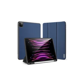   DUX DUCIS DOMO IPAD PRO 2/3/4 11.0 (2020/2021/2022) TABLET TOK (APPLE PENCIL TARTÓS) SÖTÉTKÉK