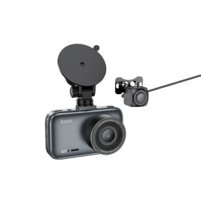   HOCO DV6 DRIVING AUTÓS ESEMÉNYRÖGZÍTŐ KAMERA SZETT GRAFIT