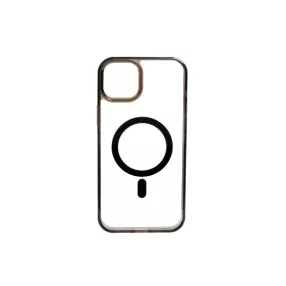   PJ IPHONE 15 PRO 6.1 2,5MM TPU TOK MAGSAFE KOMPATIBILIS CLEAR-FEKETE