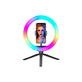   XO BGD007/MJ26 TRIPOD SELFIE ÁLLVÁNY RGB LED LÁMPÁVAL FEKETE