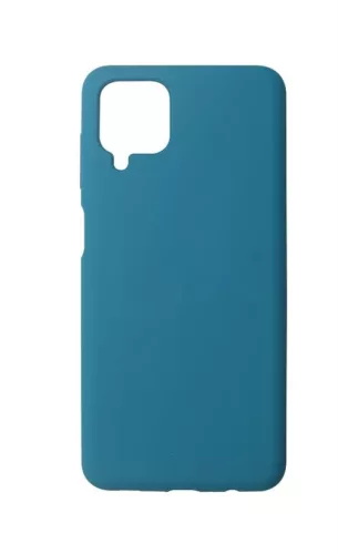 Qdos Touch Samsung A125 Galaxy A12 hátlapvédő prémium szilikon tok kék