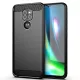 Motorola Moto G9 Play Forcell Carbon hátlap tok, fekete