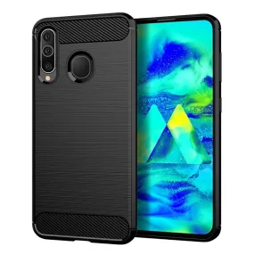 Samsung Galaxy A20S Forcell Carbon hátlap tok fekete