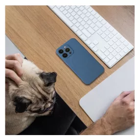 Magsafe szilikon tok Apple iPhone 13, kék