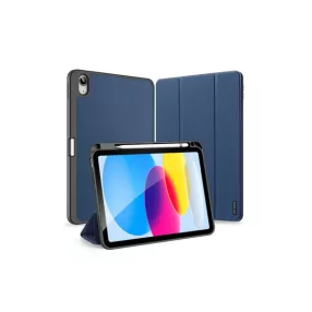   DUX DUCIS DOMO IPAD 10 10.9 2022 TABLET TOK (APPLE PENCIL TARTÓS) SÖTÉTKÉK