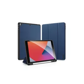   DUX DUCIS DOMO IPAD 7/8/9 10.2 (2019/2020/2021) TABLET TOK (APPLE PENCIL TARTÓS) SÖTÉTKÉK