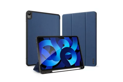DUX DUCIS DOMO IPAD AIR 4/5 10.9 TABLET TOK (APPLE PENCIL TARTÓS) SÖTÉTKÉK
