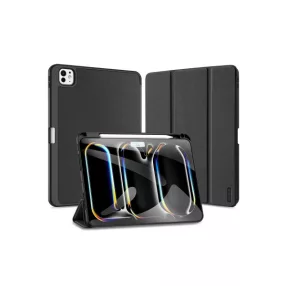   DUX DUCIS DOMO IPAD PRO 7 11.0 (2024) TABLET TOK (APPLE PENCIL TARTÓS) FEKETE