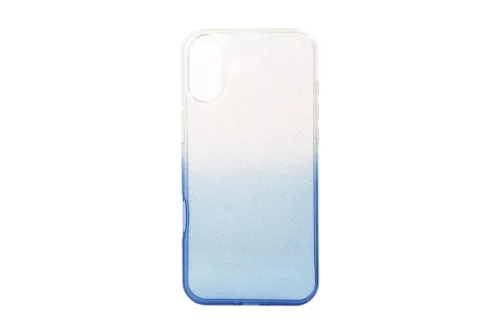 SZÍNÁTMENETES CSILLOGÓS TPU TOK IPHONE 16 PLUS 6.7 KÉK