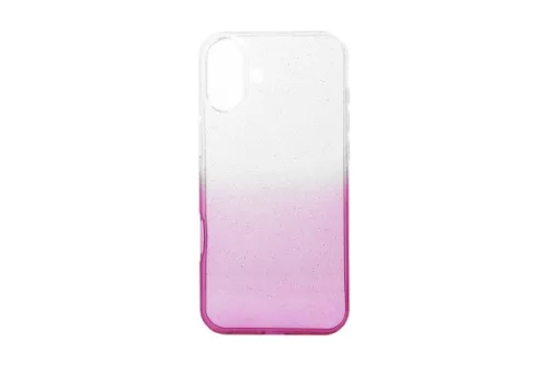 SZÍNÁTMENETES CSILLOGÓS TPU TOK IPHONE 16 PLUS 6.7 PINK