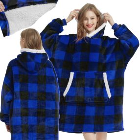 XXL Takarós Pulóver – Puha Szőrmés Kapucnis Köntös