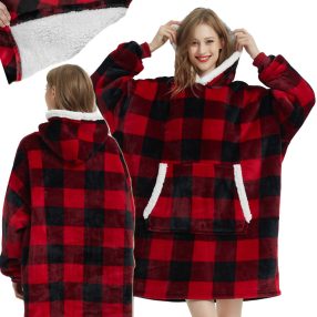 Sweatshirt meleg túlméretezett takaró xxl 2in1