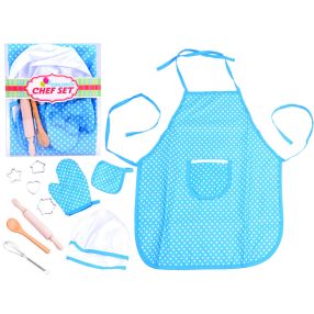 Köténykészlet séf sodrófasapkához kesztyű akce ZA2817