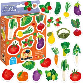   CzuCzu Rejtvény pároknak Gyümölcsök és zöldségek 4. lépés 19 rejtvény 18m+ ZA5546