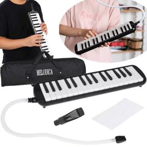   Hangszer Melody Keyboard szájharmonika tok két szájrész IN0175