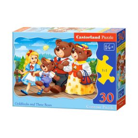 Puzzle 30 darab Goldilocks és a három medve