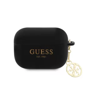   Guess 4G Charms Heart Apple Airpods Pro 2 szilikon tok fekete (GUAP2LSCHSK)