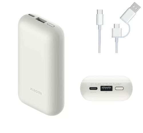 Xiaomi Pocket Edition Ivory power bank 10000 mAh  33W gyorstöltéssel BHR5909GL