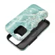 FORCELL F-PROTECT Mirage, Military Drop-Tested case compatible with MagSafe for IPHONE 16 green marble