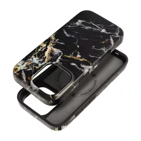   FORCELL F-PROTECT Mirage, Military Drop-Tested case compatible with MagSafe for IPHONE 16 PRO black marble