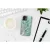 FORCELL F-PROTECT Mirage, Military Drop-Tested case compatible with MagSafe for IPHONE 15 PRO green marble