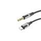 BOROFONE BL19 CREATOR AUX (USB TYPE-C/JACK) KÁBEL 1 MÉTER (DAC) FEKETE