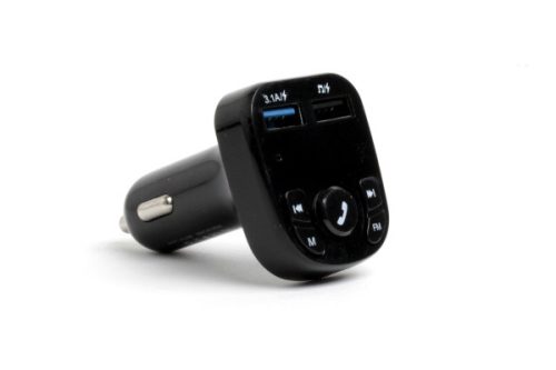 DAVIN DF08 SZIVARGYÚJTÓS T&Ouml;LTŐVÉG + FM TRANSMITTER FEKETE