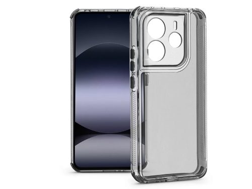 Haffner Matrix Clear kameravédős szilikon tok - Xiaomi Redmi Note 14 4G/Note 14 5G - átlátszó
