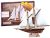 3D puzzle hajó vitorlás BLUENOSE 80 ele ZA2906