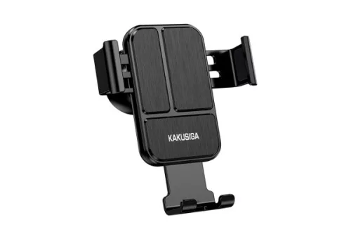 KAKUSIGA KSC-715A SAITE SZELLŐZŐRÁCSRA R&Ouml;GZÍTHETŐ GRAVITY AUTÓS TARTÓ FEKETE
