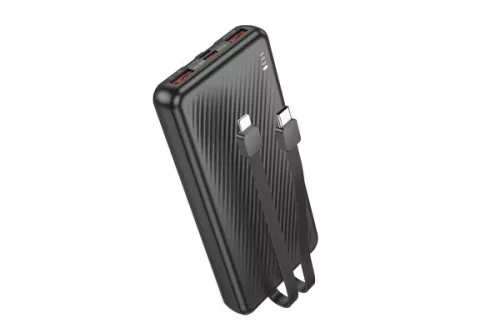 BOROFONE BJ57 GRACEFUL 22.5W + PD20W POWER BANK 10000MAH FEKETE