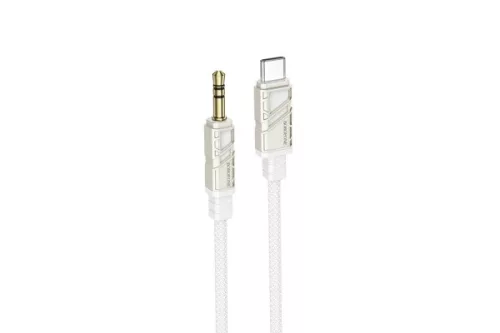 BOROFONE BL22 DIGNITY DIGITAL AUX (USB TYPE-C/JACK) KÁBEL 1 MÉTER (DAC) FEHÉR
