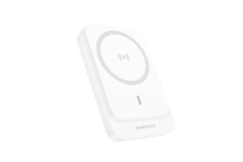 BOROFONE BJ63A NIMBLE WIRELESS POWER BANK (MAGSAFE KOMPATIBILIS) PD20W 10000MAH FEHÉR