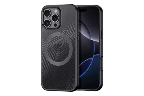 DUX DUCIS AIMO IPHONE 16 PRO 6.3 TPU-PC TOK MAGSAFE KOMPATIBILIS FEKETE