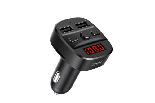 EARLDOM ET-M47 SZIVARGYÚJTÓS (AUTÓS) TÖLTŐVÉG + FM TRANSMITTER FEKETE