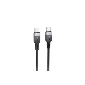   HOCO X109 ENERGY SILICONE USB TYPE-C / TYPE-C KÁBEL 60W 1 MÉTER FEKETE