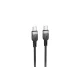 HOCO X109 ENERGY SILICONE USB TYPE-C / TYPE-C KÁBEL 60W 1 MÉTER FEKETE