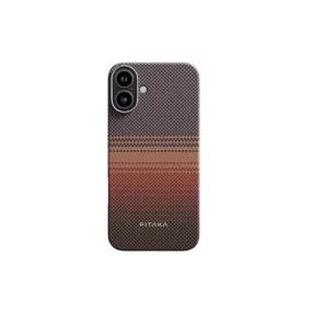   PITAKA MAGEZ CASE 6 IPHONE 16 6.1 MAGSAFE KOMPATIBILIS TOK SUNSET