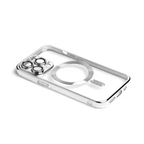   PJ DISC-A IPHONE 15 PRO 6.1 TPU TOK MAGSAFE KOMPATIBILIS EZÜST