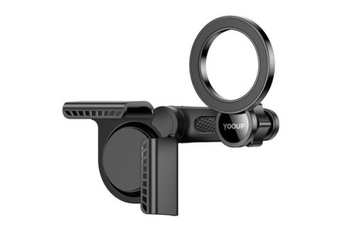 YOOUP S23 MONITORRA RÖGZÍTHETŐ MÁGNESES TELEFONTARTÓ FEKETE