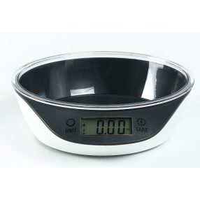   Elektronikus konyhai mérleg kivehető tálal 5kg/1g digitális precíziós