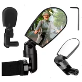   Kerékpár tükör, 360 fokban állítható, kormányra csavarozva