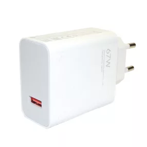   Xiaomi MDY-14-EW gyári hálózati fehér gyors (Turbo) töltőfej 67W 6.2A