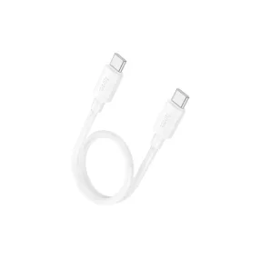 HOCO X96 HYPER USB TYPE-C / TYPE-C KÁBEL 60W 25CM FEHÉR